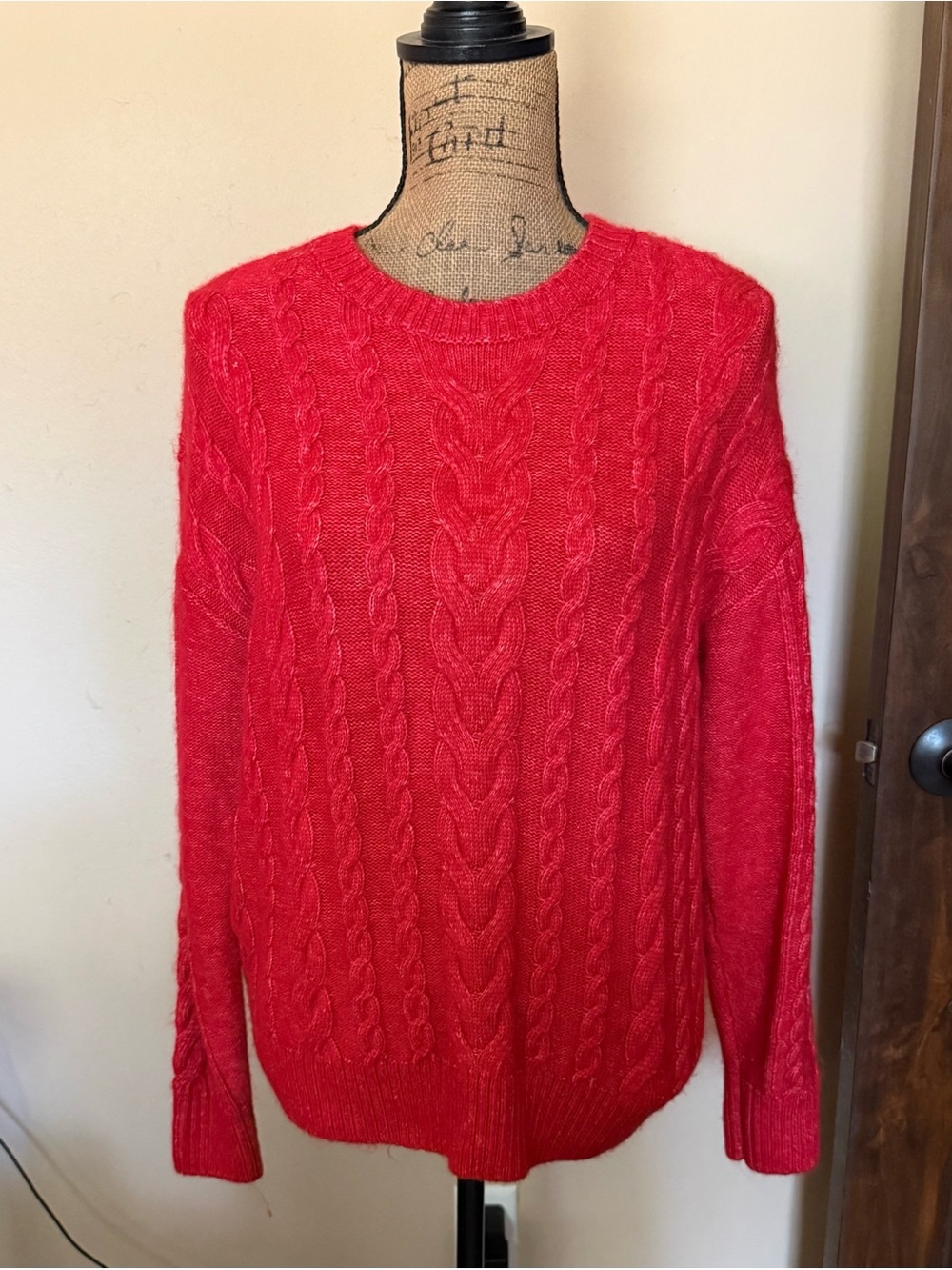 Loft red sweater